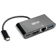 Tripp Lite USB-C Multiport Adapter (TRPU44406NH4GUB)