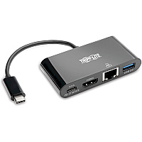 Tripp Lite USB-C Multiport Adapter (TRPU44406NH4GUB)