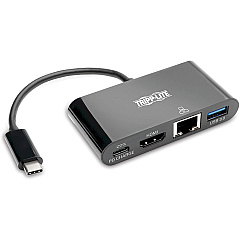 Tripp Lite USB-C Multiport Adapter (TRPU44406NH4GUB)