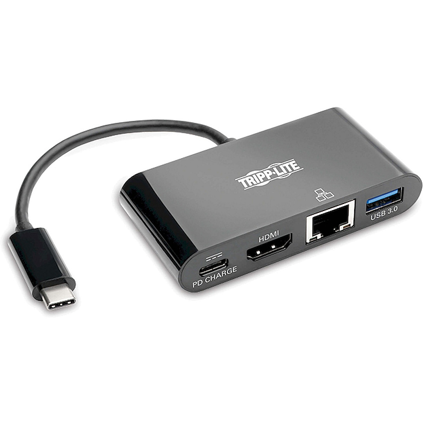 Tripp Lite USB-C Multiport Adapter (TRPU44406NH4GUB)