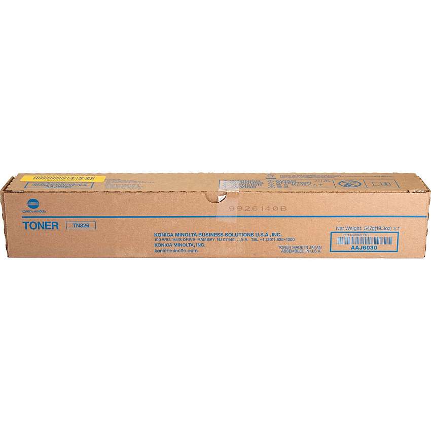 Konica Minolta Original Laser Toner Cartridge - Black - 1 Each (KNMTN326)