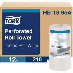 Tork Jumbo Perforated Roll Towel White (HB1995A)
