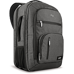 Solo Carrying Case (Backpack) for 17.3" Notebook - Gray (USLUBN78010)