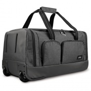 Solo Leroy Travel/Luggage Case (Rolling Duffel) - Gray (UBN98010)