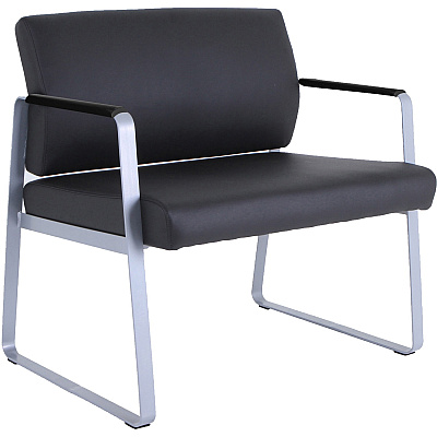 Lorell Healthcare Reception Big & Tall Sled Base Guest Chair (LLR66997)