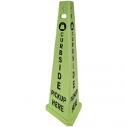 TriVu 3-sided Curbside Pickup Safety Sign (9140PU)