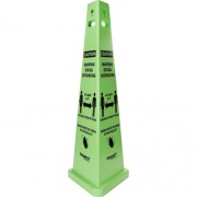 TriVu Social Distancing 3 Sided Safety Cone (9140SM)