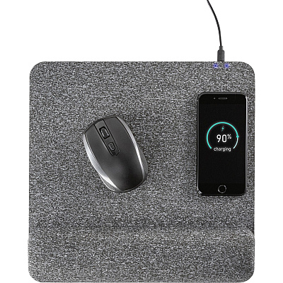 Allsop PowerTrack Plush Wireless Charging Mousepad - (ASP32304)