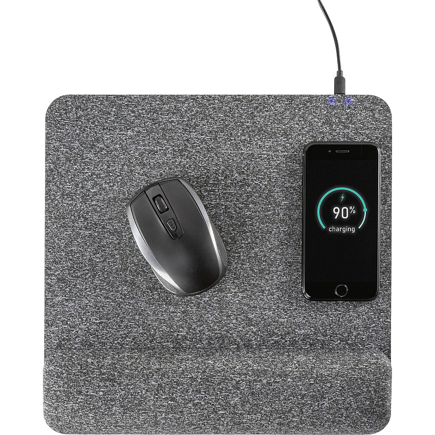 Allsop PowerTrack Plush Wireless Charging Mousepad - (ASP32304)