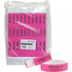 Advantus COVID Prescreened Visitor Wristbands (76095)