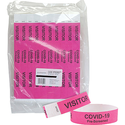 Advantus COVID Prescreened Visitor Wristbands (AVT76095)