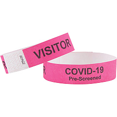 Advantus COVID Prescreened Visitor Wristbands (AVT76099)