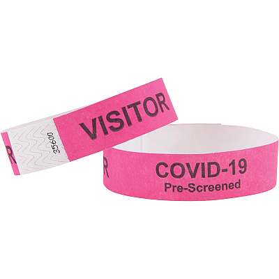 Advantus COVID Prescreened Visitor Wristbands (AVT76099)