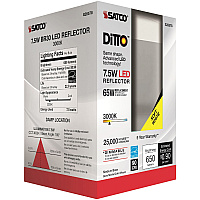 Satco 7.5W BR30 LED Bulb (SDNS28578CT)