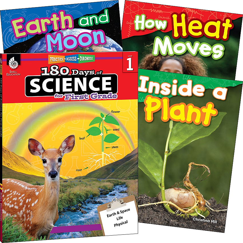 Shell Education Learn At Home Science 4-book Set Printed Book (118402)