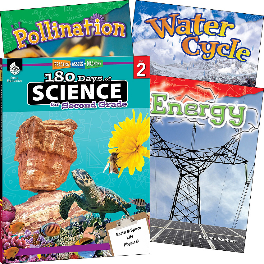 Shell Education Learn At Home Science 4-book Set Printed Book (118403)