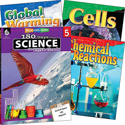 Shell Education Learn At Home Science 4-book Set Printed Book (118406)