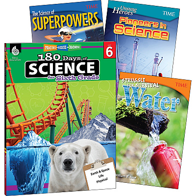 Shell Education Learn At Home Science 4-book Set Printed Book (118407)