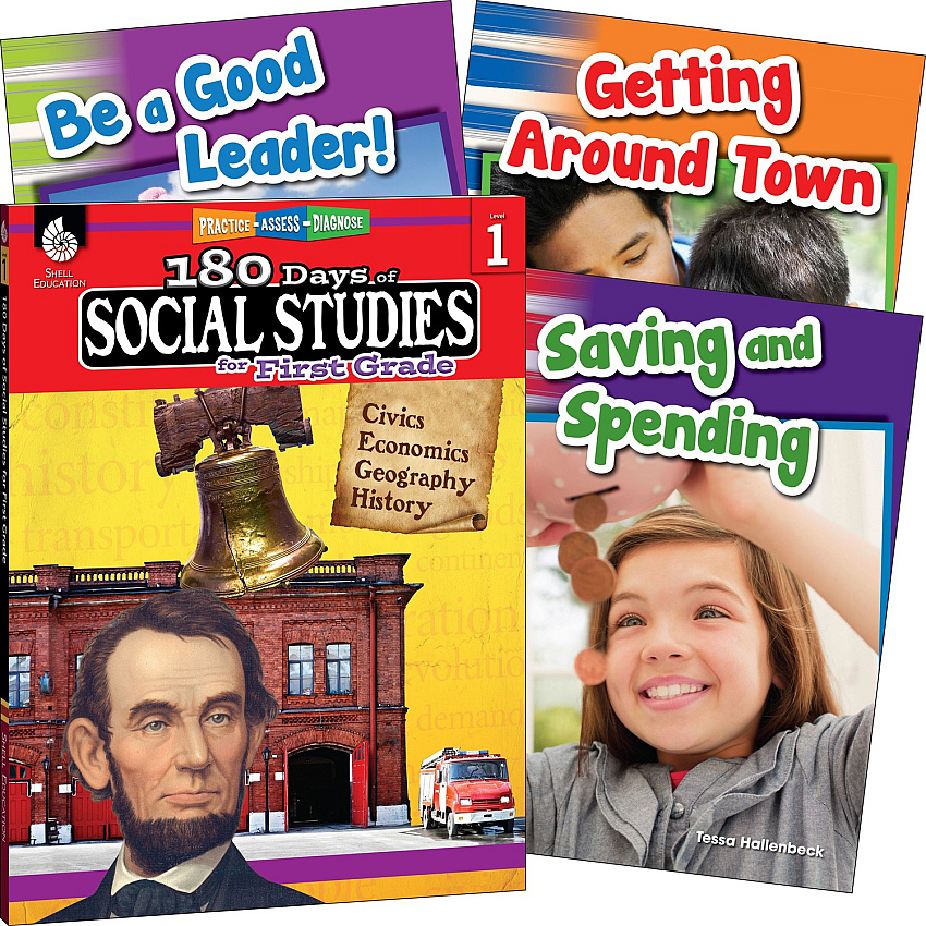 Shell Education Learn At Home Social Studies Books Printed Book (118395)