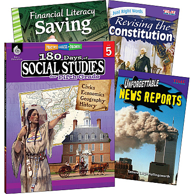 Shell Education Learn At Home Social Studies Books Printed Book (118399)
