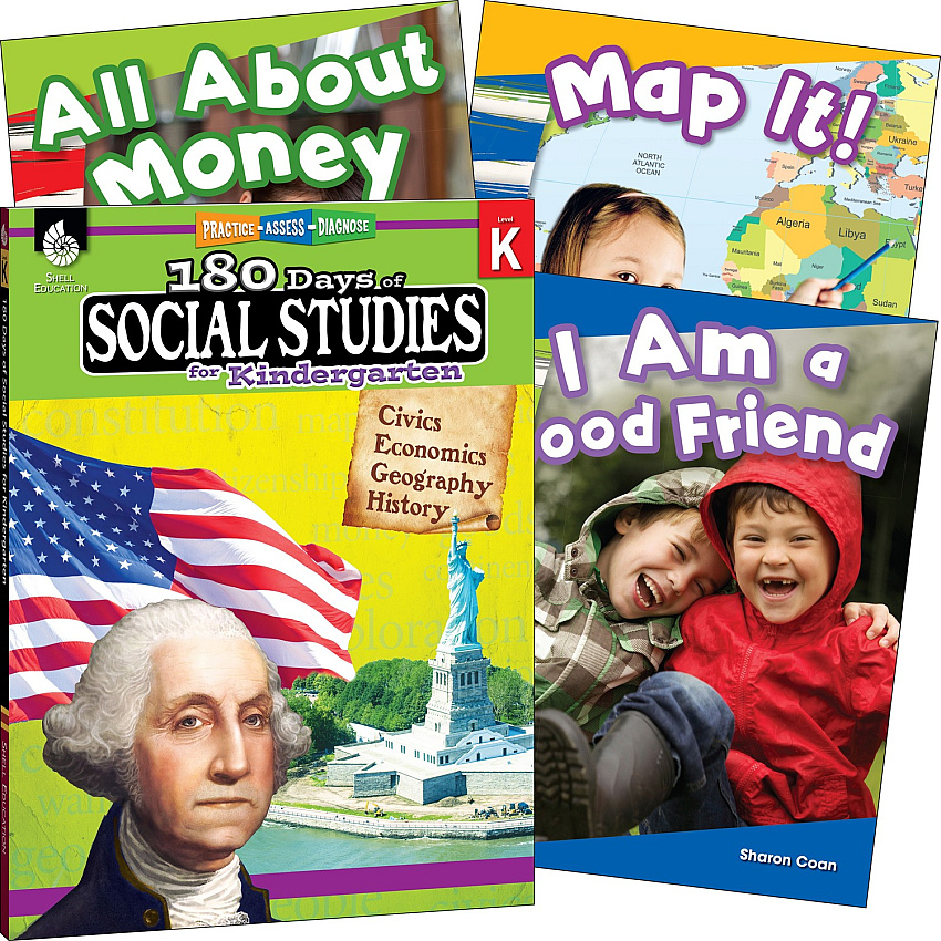 Shell Education Learn At Home Social Studies Books Printed Book (118394)