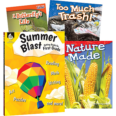 Shell Education Learn-At-Home Summer Science Set Printed Book by Jodene Smith (51677)