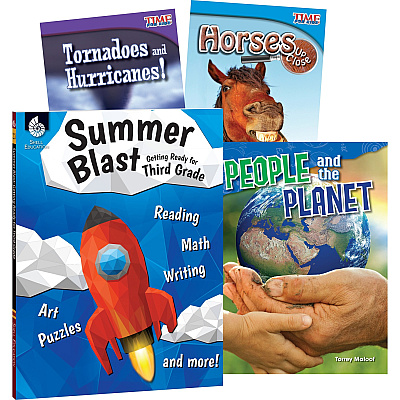 Shell Education Learn-At-Home Summer Science Set Printed Book by Wendy Conklin (51679)