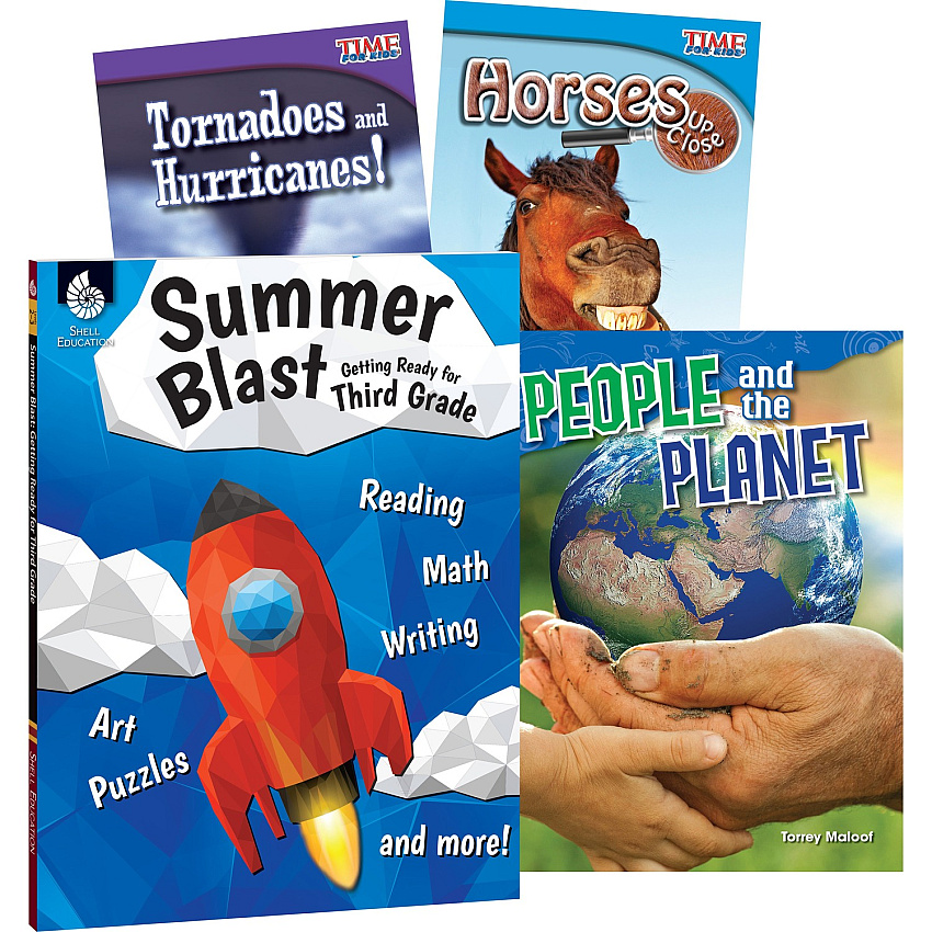 Shell Education Learn-At-Home Summer Science Set Printed Book by Wendy Conklin (51679)