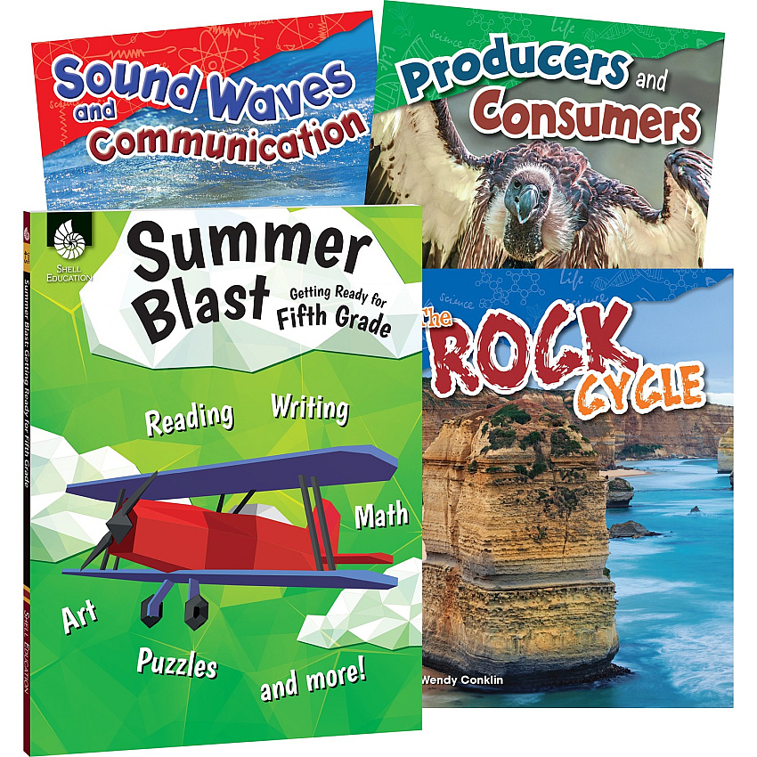 Shell Education Learn-At-Home Summer Science Set Printed Book by Wendy Conklin (51681)