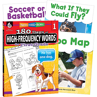 Shell Education Learn At Home Grade 1 Frequency Words Printed Book (109746)