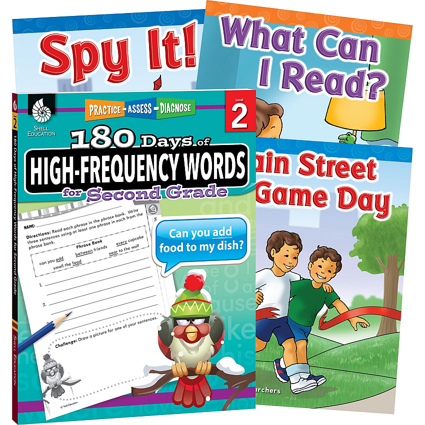 Shell Education Learn At Home Grade 2 Frequency Words Printed Book (109747)