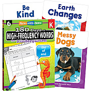 Shell Education Learn At Home Grade K Frequency Words Printed Book (109745)