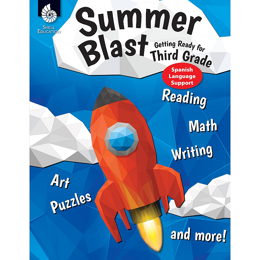 Shell Education Summer Blast Spanish Workbook Printed Book (86128)