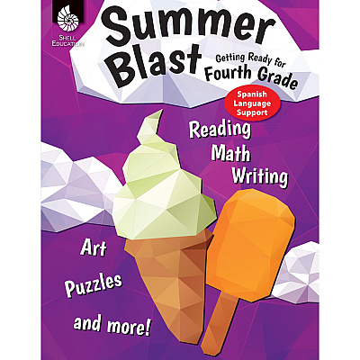 Shell Education Summer Blast Spanish Workbook Printed Book (86129)