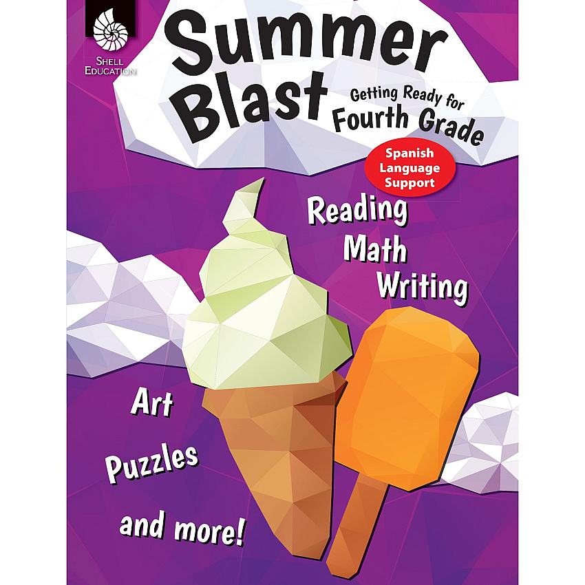 Shell Education Summer Blast Spanish Workbook Printed Book (86129)
