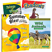 Shell Education Learn-At-Home Grade 1 Summer STEM Bundle Set Printed Book by Jodene Smith (51671)