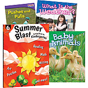 Shell Education Learn-At-Home Grade K Summer STEM Set Printed Book by Jodene Smith (51670)
