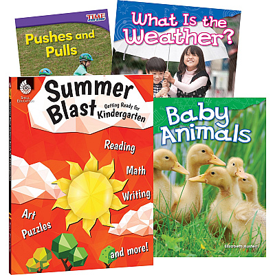 Shell Education Learn-At-Home Grade K Summer STEM Set Printed Book by Jodene Smith (51670)