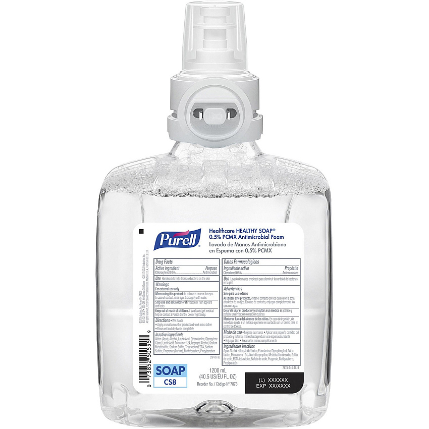 PURELL CS8 HEALTHY SOAP 0.5% PCMX Antimicrobial Foam (GOJ787802CT)
