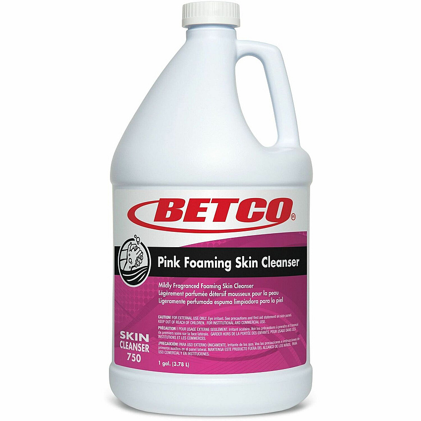 Betco Foam Skin Soap Cleanser, Fresh Scent, 128 Oz, Case of 4 Bottles (BET7500400)