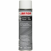 Betco Aerosol Stainless Steel Cleaner And Polish, 17 Oz, Pack Of 12 (BET0652300)