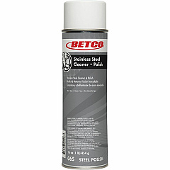 Betco Aerosol Stainless Steel Cleaner And Polish, 17 Oz, Pack Of 12 (BET0652300)
