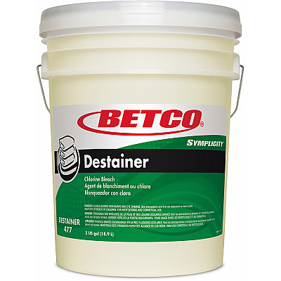 Betco Symplicity Destainer, 640 Oz Pail, Amber (BET4777800)