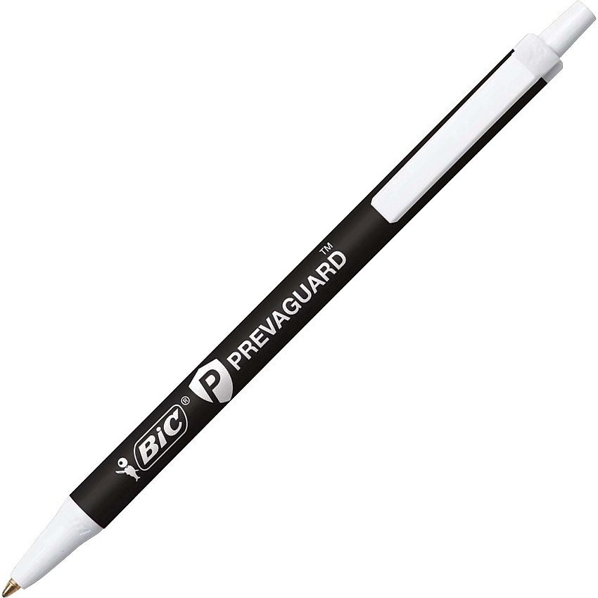 BIC PrevaGuard Clic Stic Antimicrobial Ballpoint Pen (BICCSA11BK)