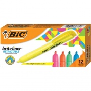 BIC Brite Liner Retractable Highlighters (BLR11AST)