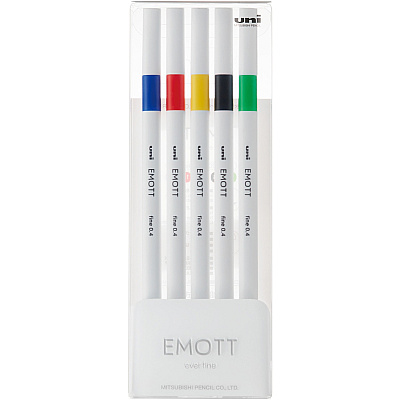 Uni EMOTT Fine Line Marker Pens (UBC24828)