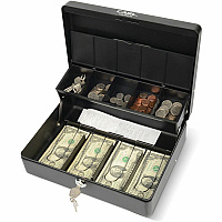 CARL Bill Slots Steel Security Cash Box (CUI82011)