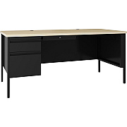 Lorell Fortress Series Left-pedestal Desk (03129)