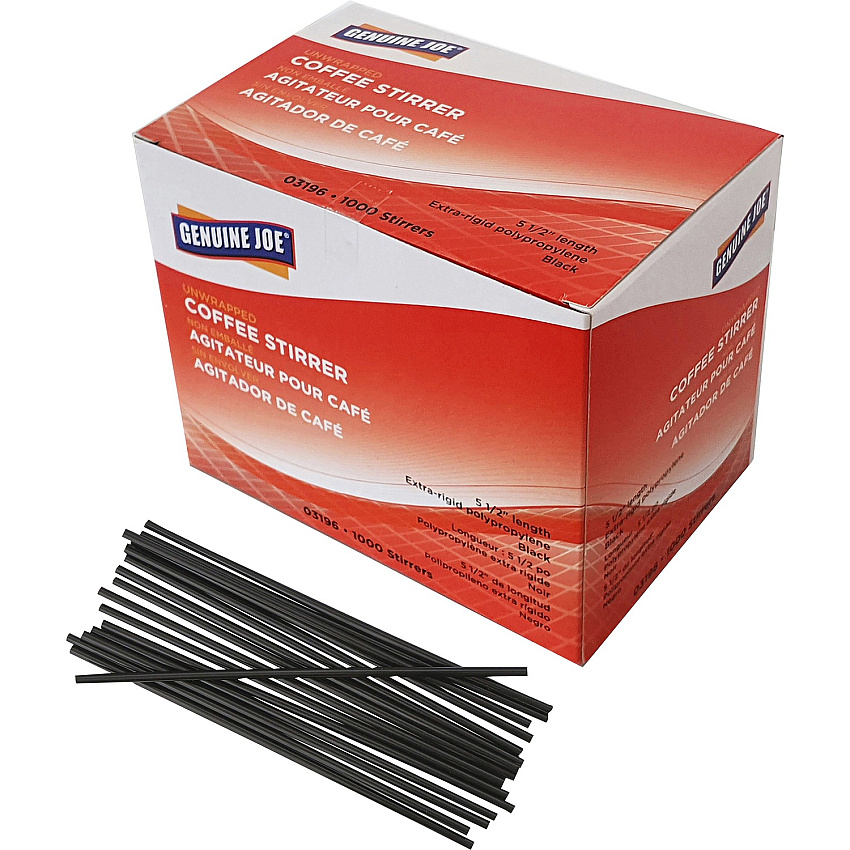 Genuine Joe Plastic Stirrers (GJO03196)