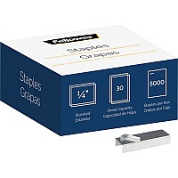 Fellowes 5000pk Half-Strip Standard Staples (FEL5009501)